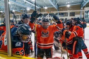 Game 7 of the NOJHL final takes place tomorrow night at the Rhodes